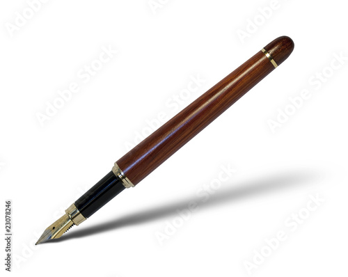 Fototapete Fountain writing pen