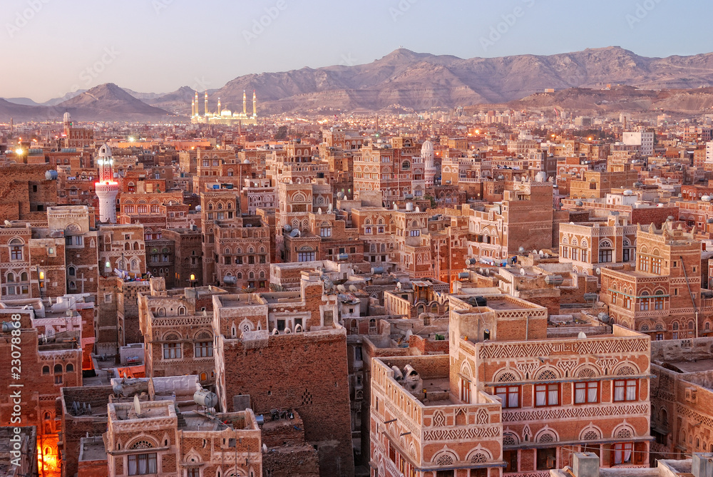 Morning view on Sanaa