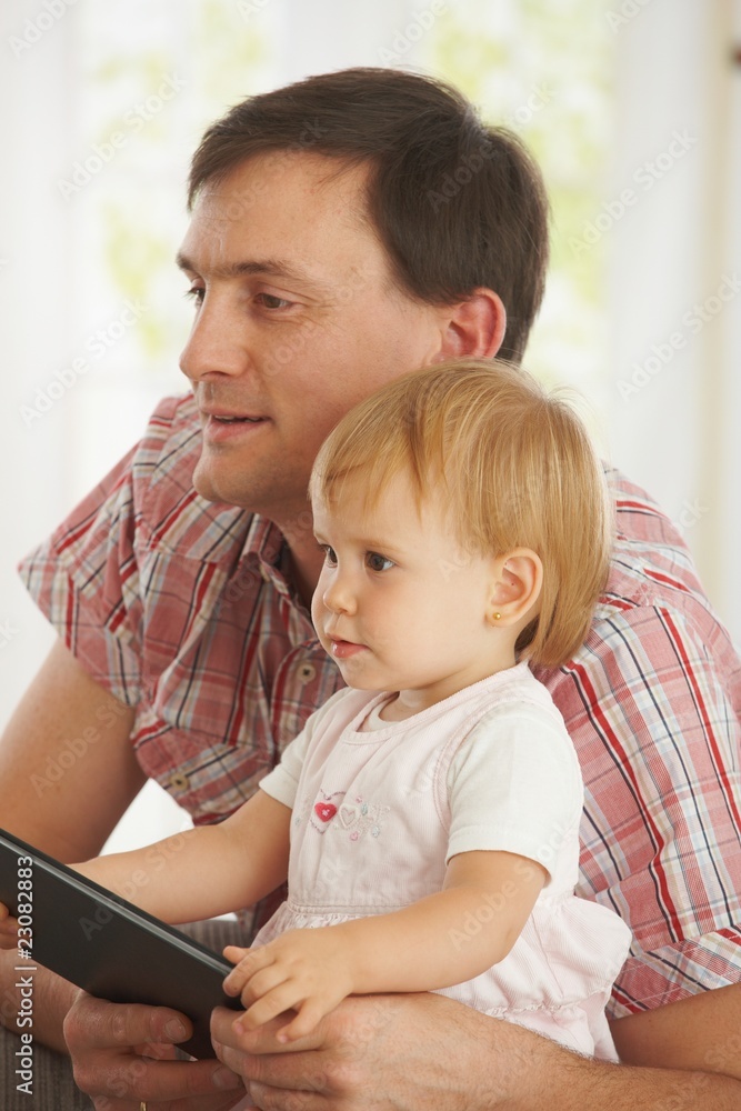 Father with little daughter Father with little daughter