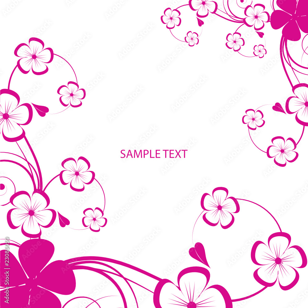 abstract floral background