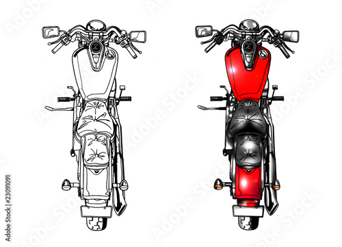 バイク002（上から）