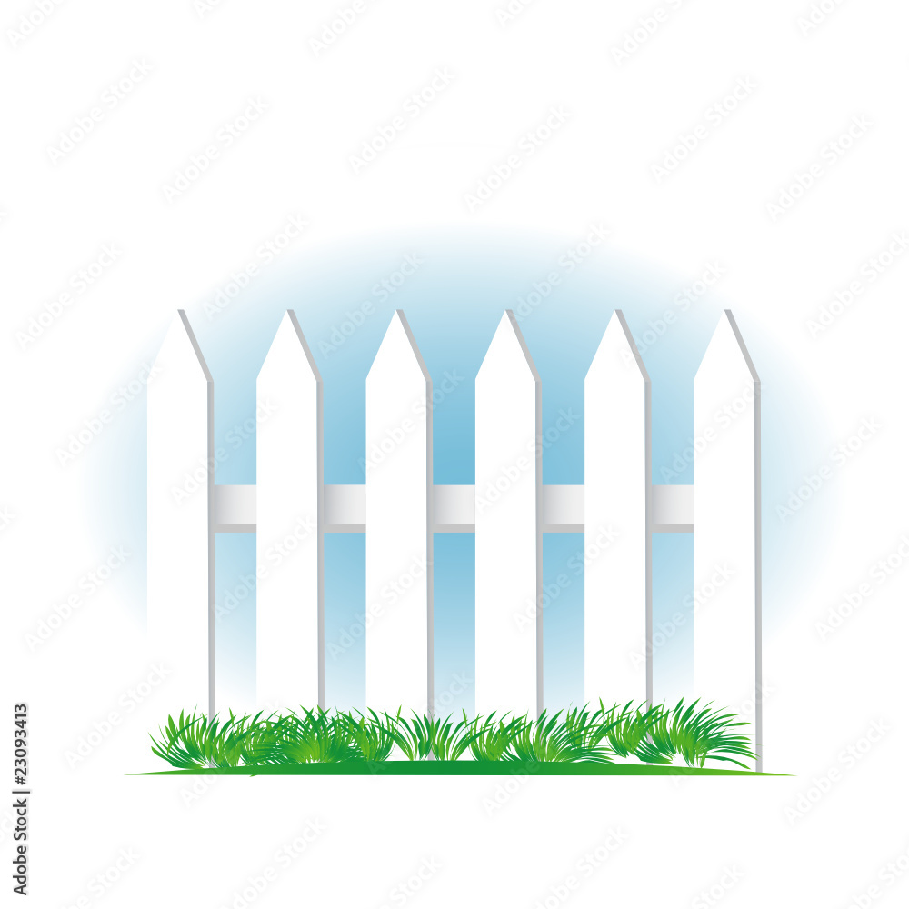 Fence and grass Fence and grass