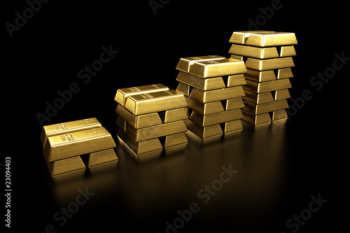 Stacked Gold bars