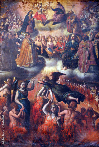 Souls in purgatory