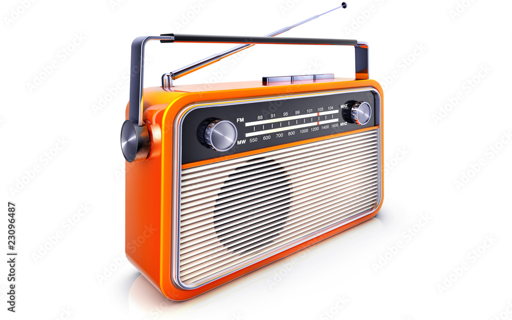 Naklejka premium radio