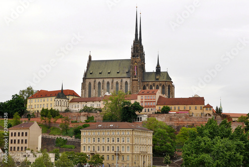 Fotografi cathedral St. Peter and Paul,Brno,Czech