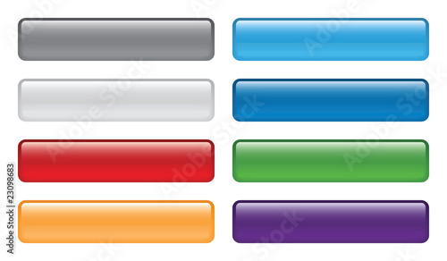 Tableau sur toile web navigation, web buttons, vector illustration