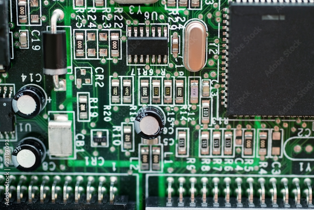Computer micro circuit board with integrated chipset Computer micro circuit board with integrated chipset