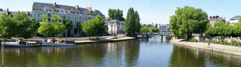 Nantes - Ville verte - L'Erdre et ses quais