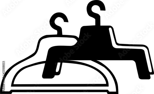hangers for clothes vector illustration