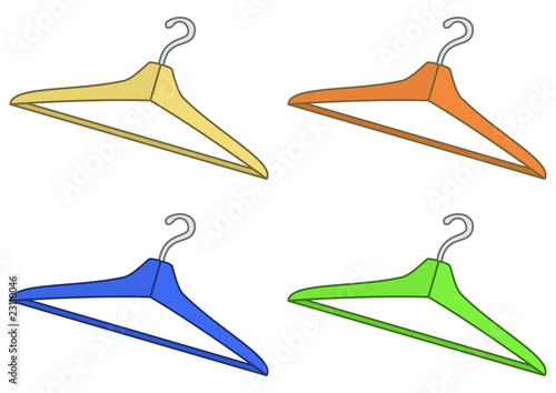 Set of hangers