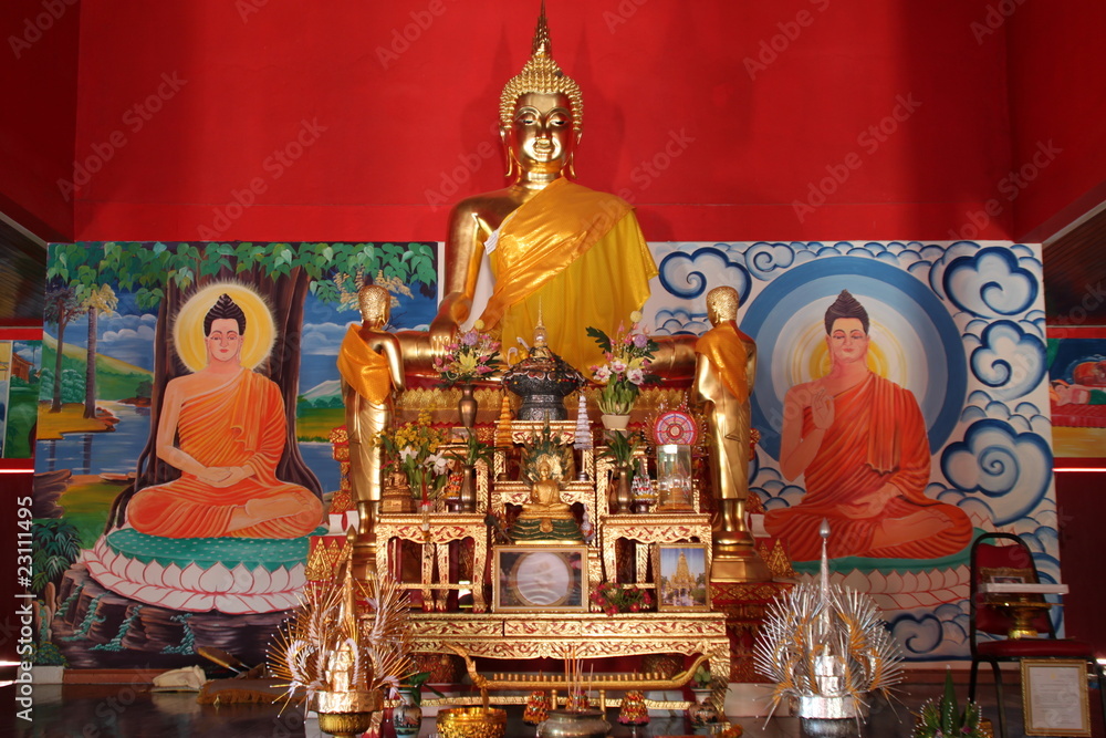 buddha image at Wat Khao Panom Rung, Buriram