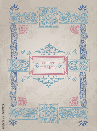 vintage design (vector)