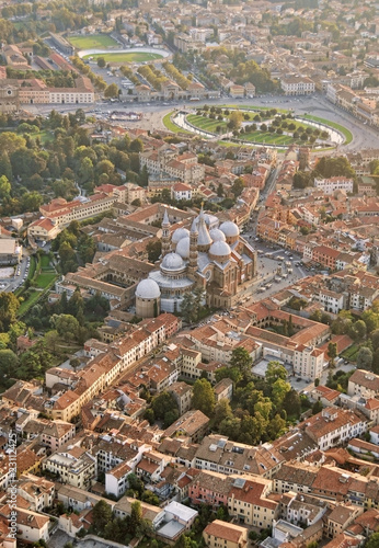 Aerial view of Padua, Italy