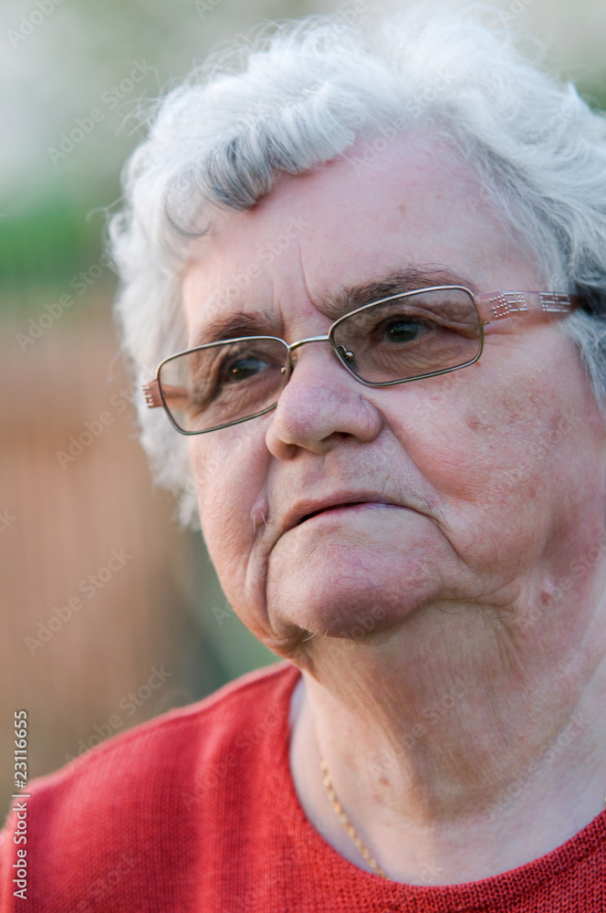 Senior woman portrait Senior woman portrait