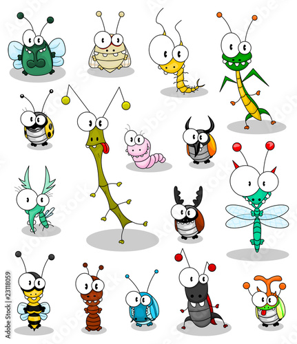 Cartoon insects