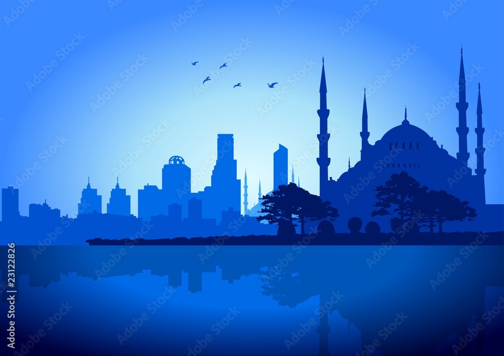Obraz premium Istanbul Skyline