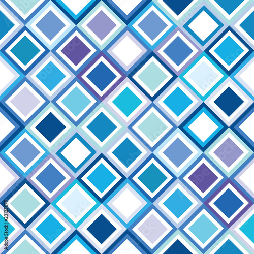 Geometrical pattern in blue tones