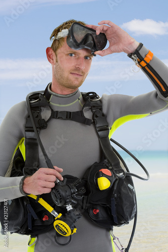 portrait of a diver