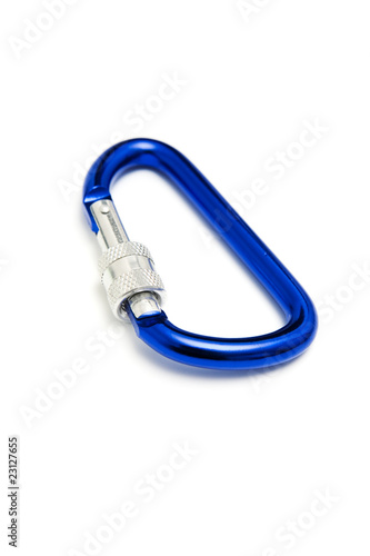 Climber carabiner photo