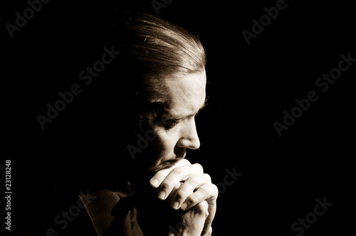 Man praying