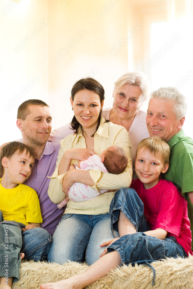 family of eight people family of eight people