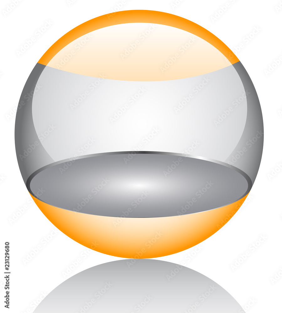 3d glossy orb