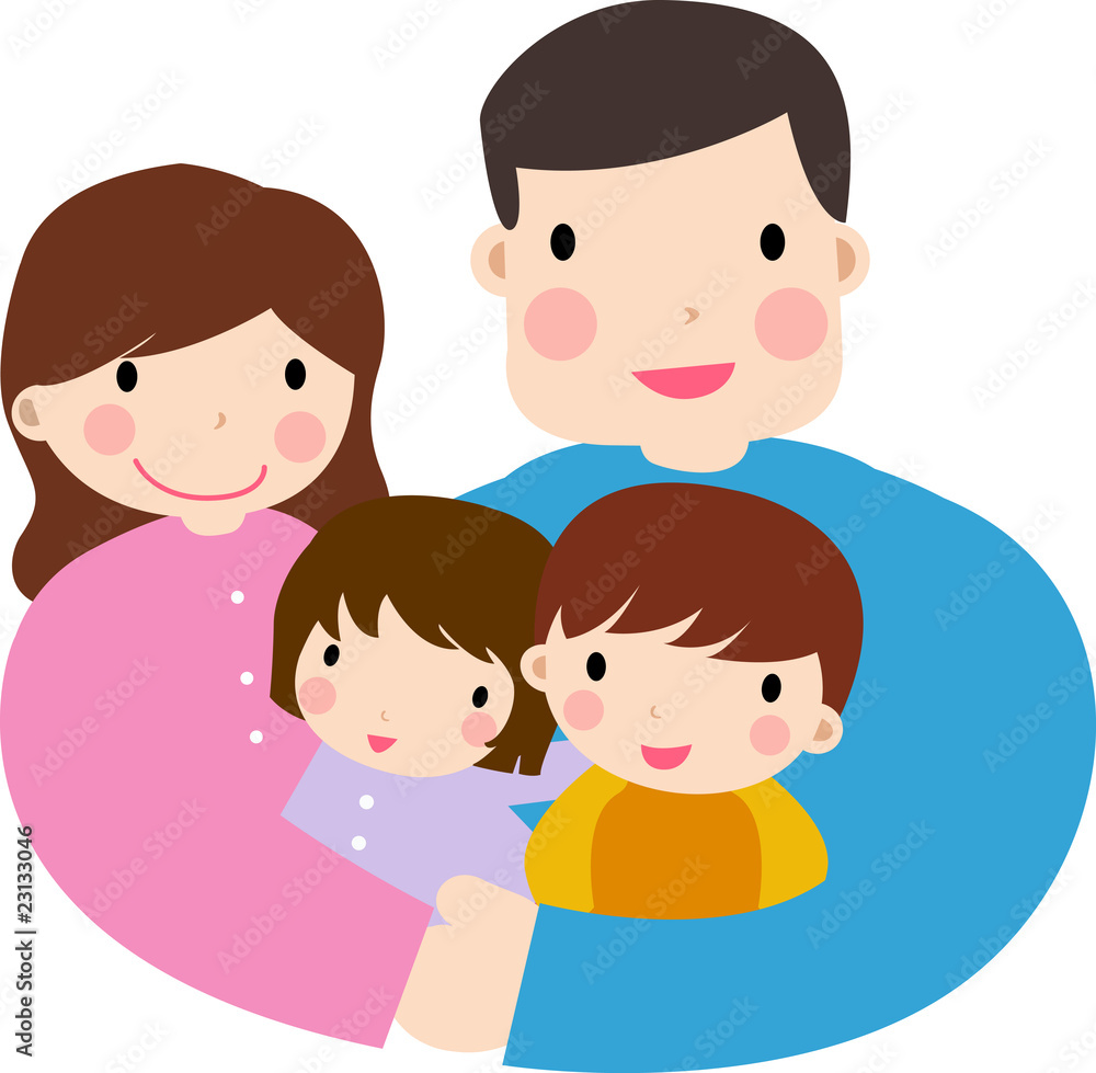 Family with Two Kids/ai