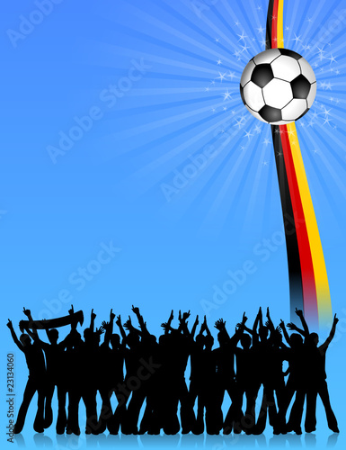 plakat fussball(feld) deutschland VIII
