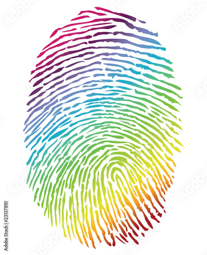 Rainbow Finger Print