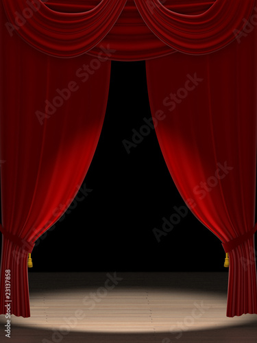 Spotlight on stage