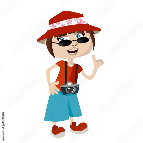 tourist girl