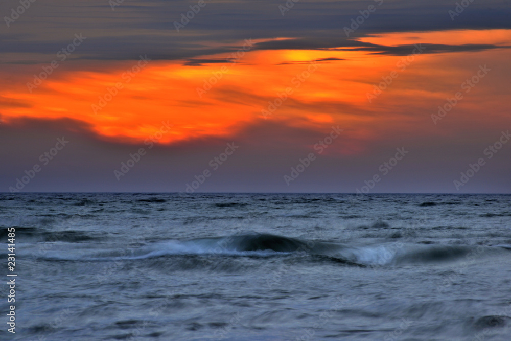 Fototapeta premium sunset sea