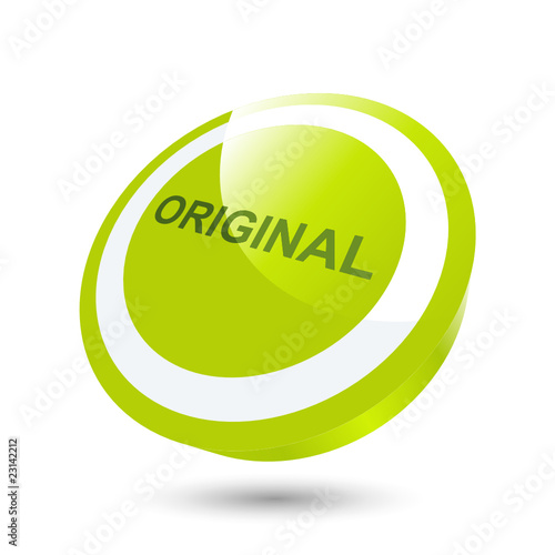 original echt zeichen symbol button