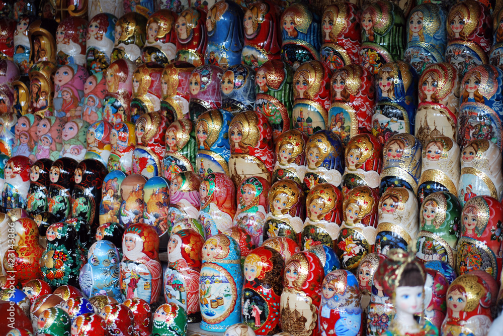 Les poupées russes à Moscou