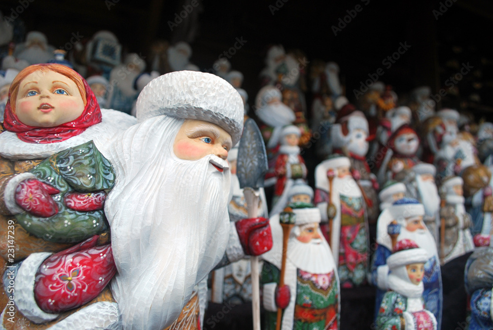Père Noël du marché d'Izmailovo