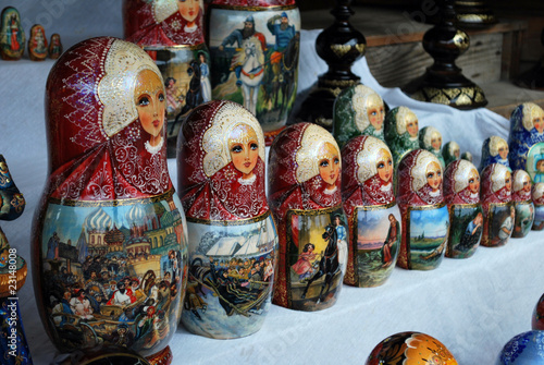 Les poupées russes du marché d'Izmailovo photo