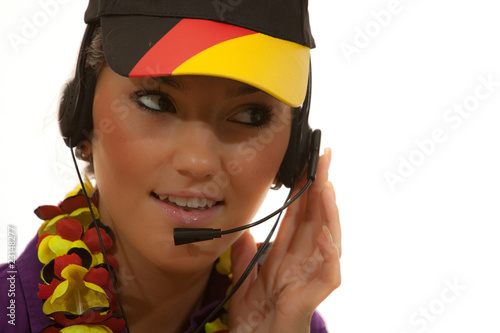 Foto Frau mit headphones