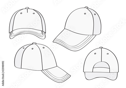 Photography Blank Cap (different points of view) With Space For Your Design