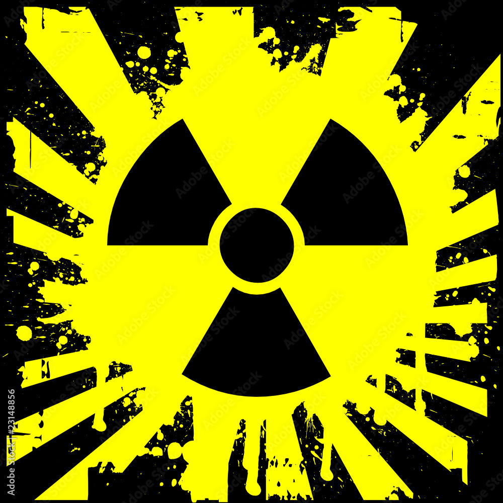 Fototapeta premium radioactive sign