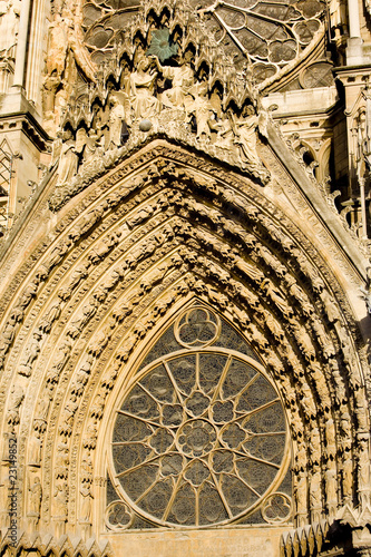 Cathedral Notre Dame  Reims  Champagne  France