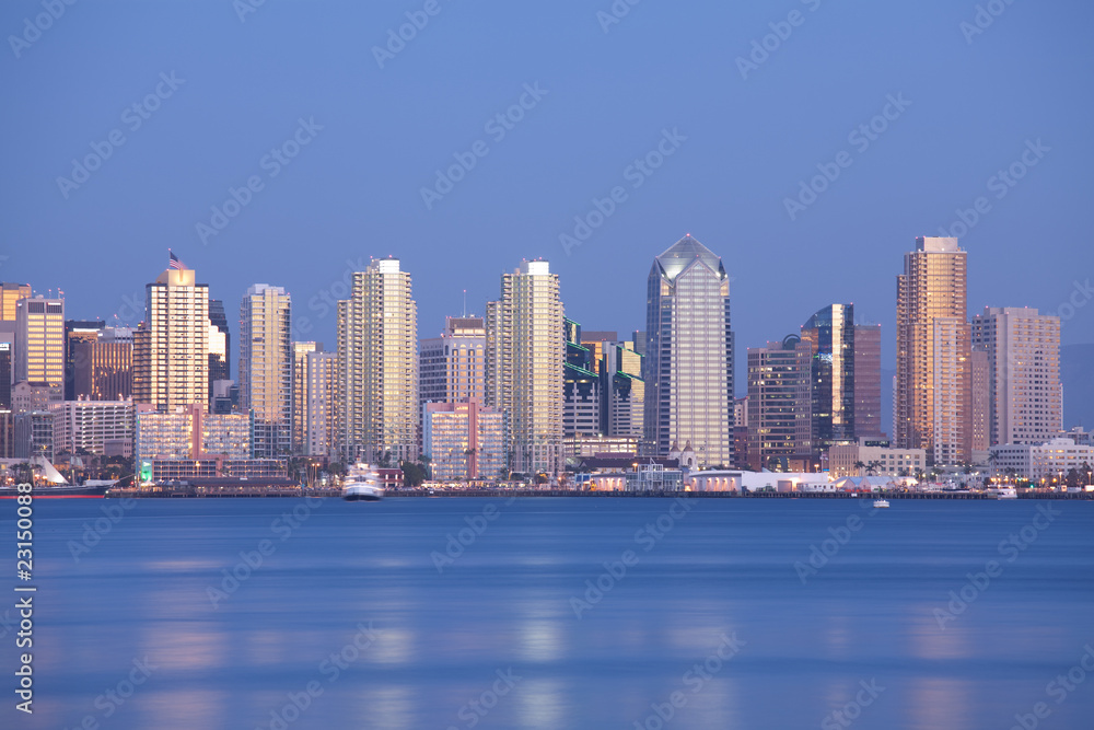 Fototapeta premium San Diego City skyline