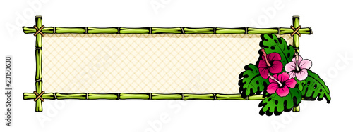Colorful, detailed hawaiian banner (3 of 3)