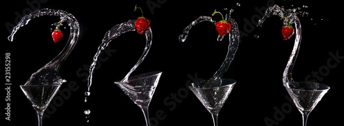 Martini strawberry splash