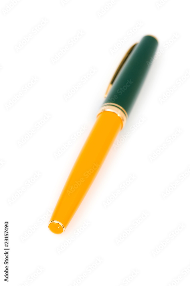 Writing pen isolated on the white background Writing pen isolated on the white background