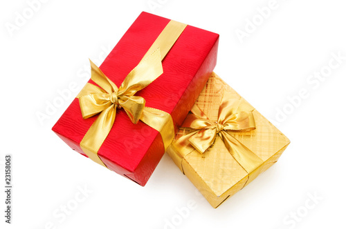 Gift box isolated on the white background © Elnur