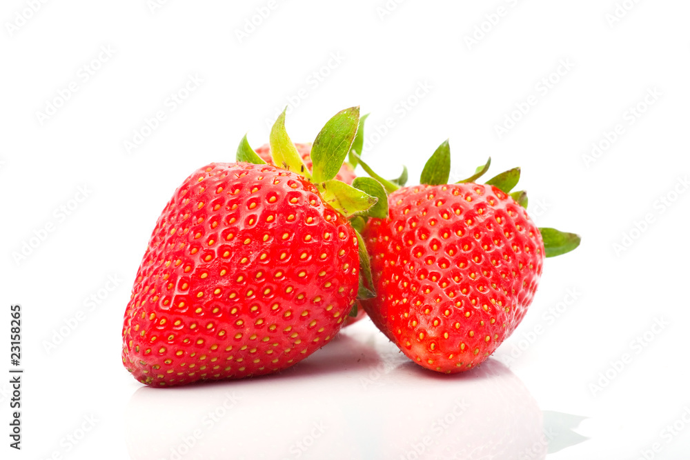 A red strawberry A red strawberry