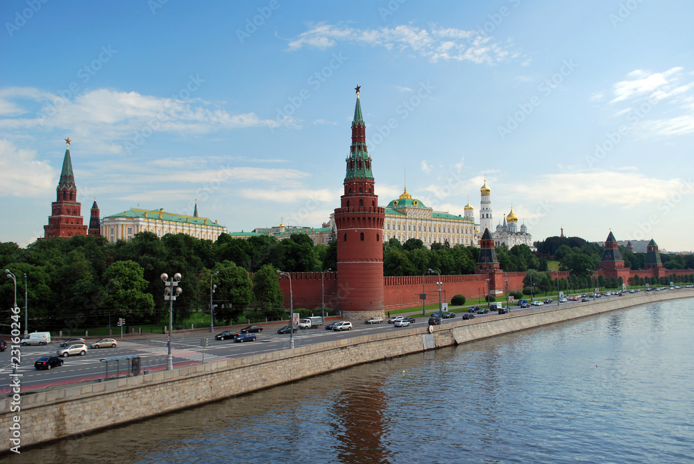 Kremlin et Moskova à Moscou