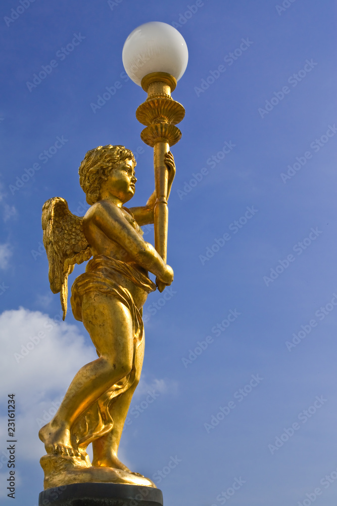 Fototapeta premium Roman style lantern holder