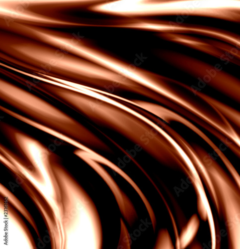 glossy chocolate waves